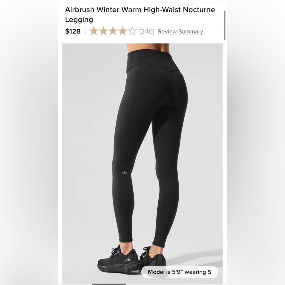 Alo Airbrush Winter Warm High-Waist Nocturne
Legging
